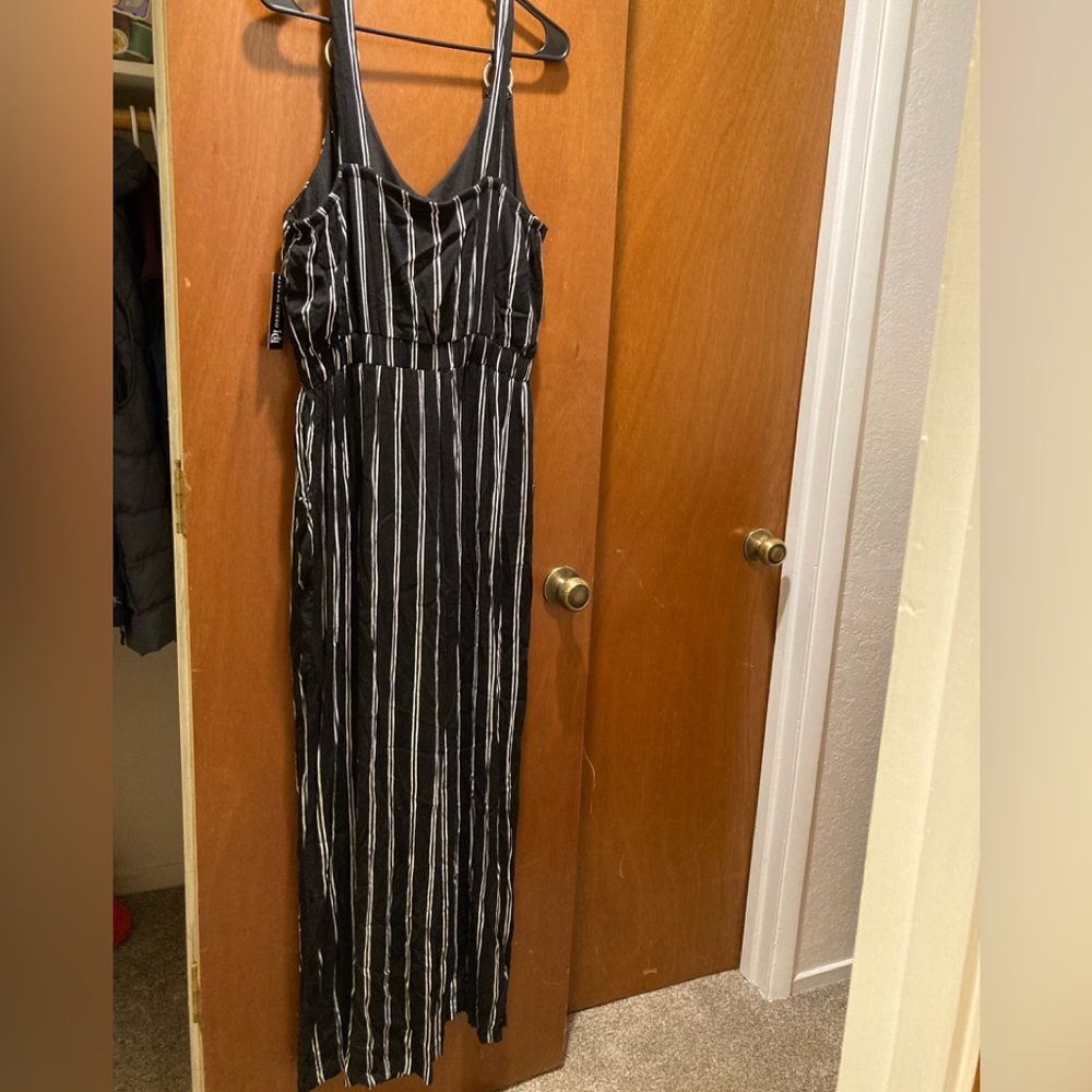Adorable Black and White Striped Romber